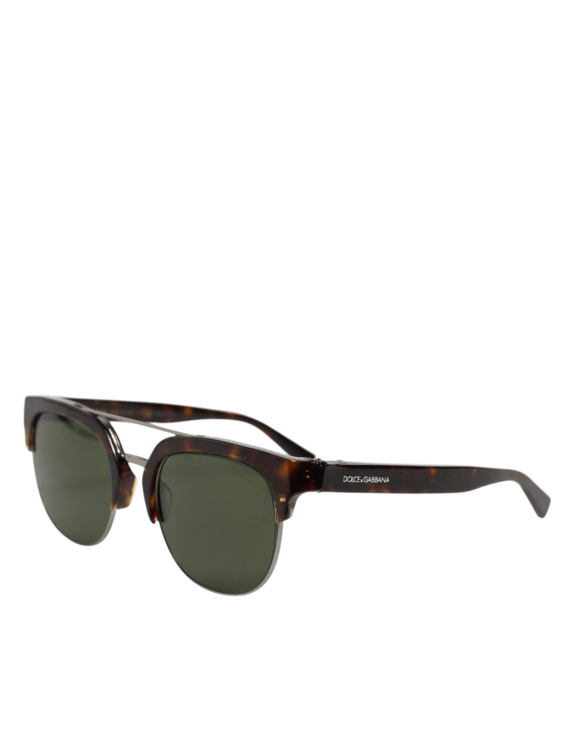 Dolce & Gabbana DG4317F Sonnenbrille mit Pilotenrahmen im Schildpatt-Braun
