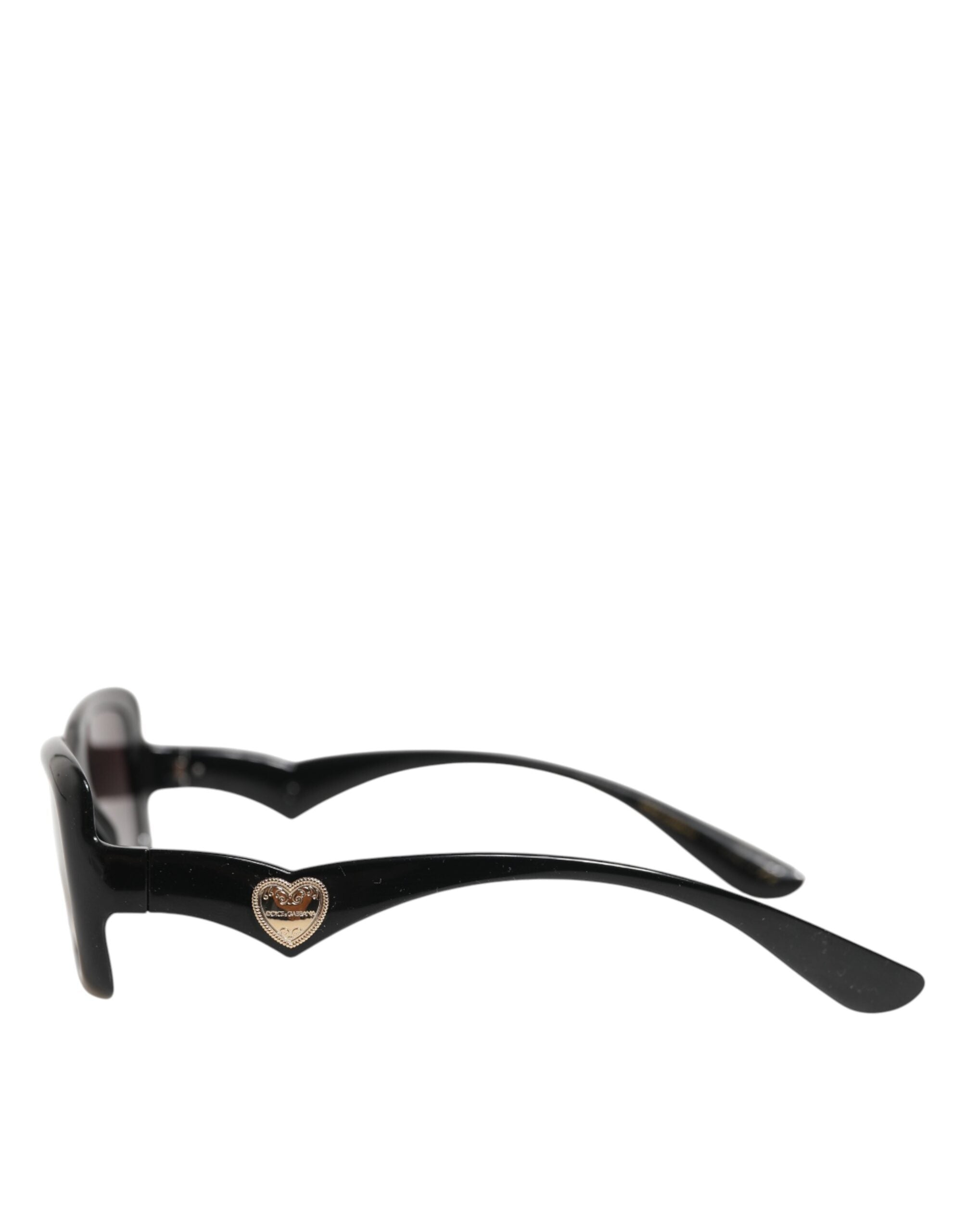 Dolce & Gabbana DG6152 Schwarze Sonnenbrille mit Sacred Heart Devotion-Detail