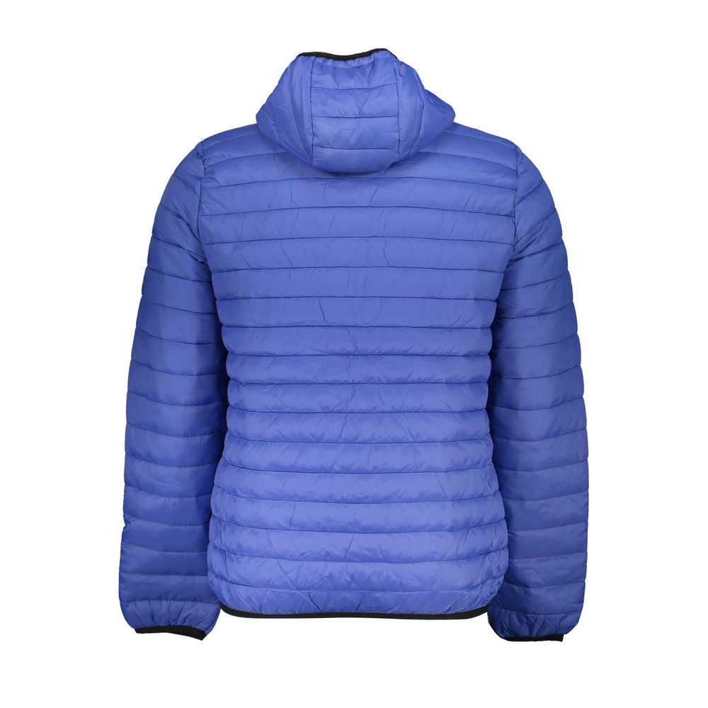 Gianmarco Venturi Blaues Polyamid-Jackett & Mantel