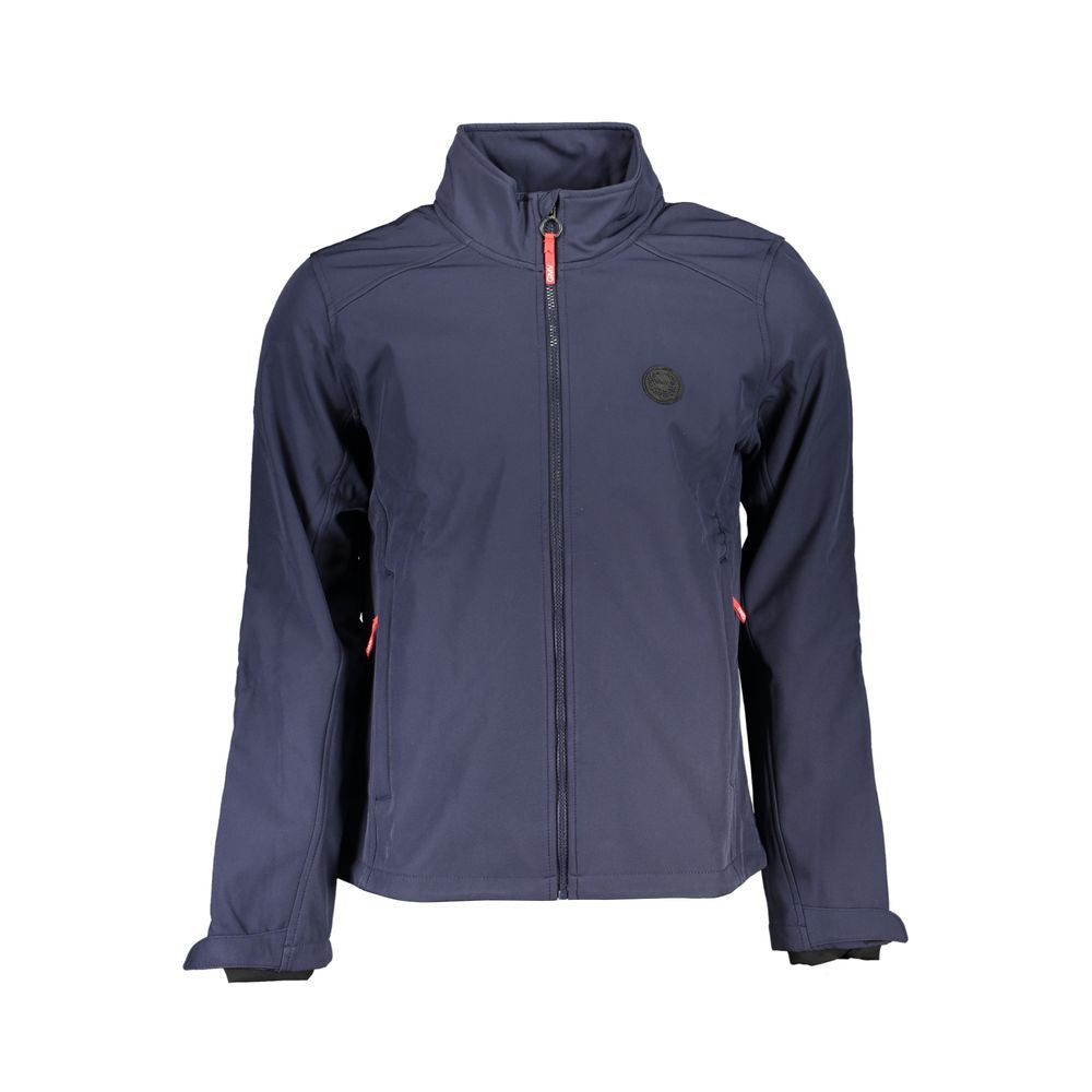Gianmarco Venturi Blaues Polyester-Jackett & Mantel