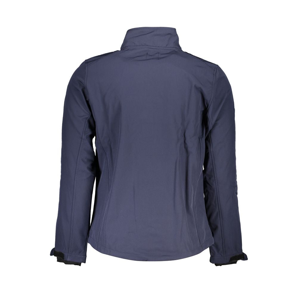 Gianmarco Venturi Blaues Polyester-Jackett & Mantel