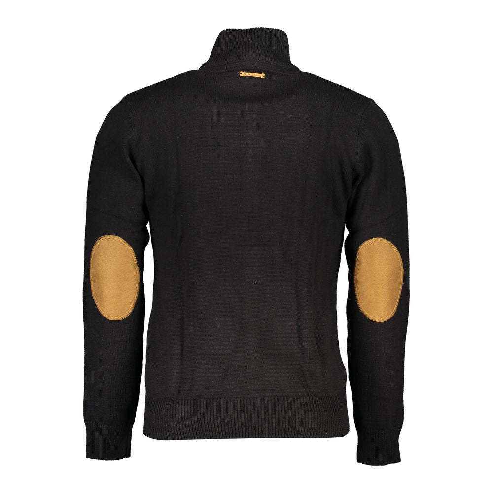Gianmarco Venturi Schwarzer Baumwoll-Pullover