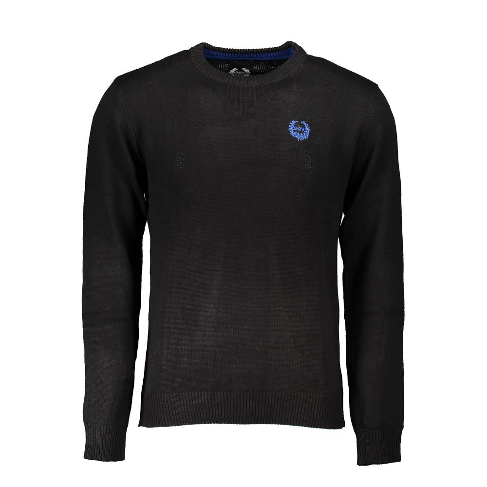 Gianmarco Venturi Schwarzer Baumwollpullover