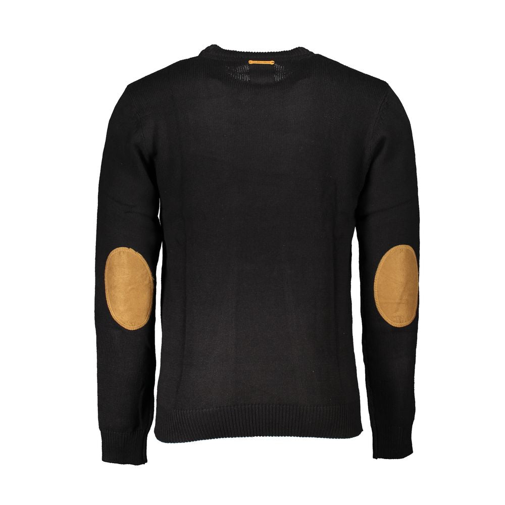 Gianmarco Venturi Schwarzer Baumwollpullover