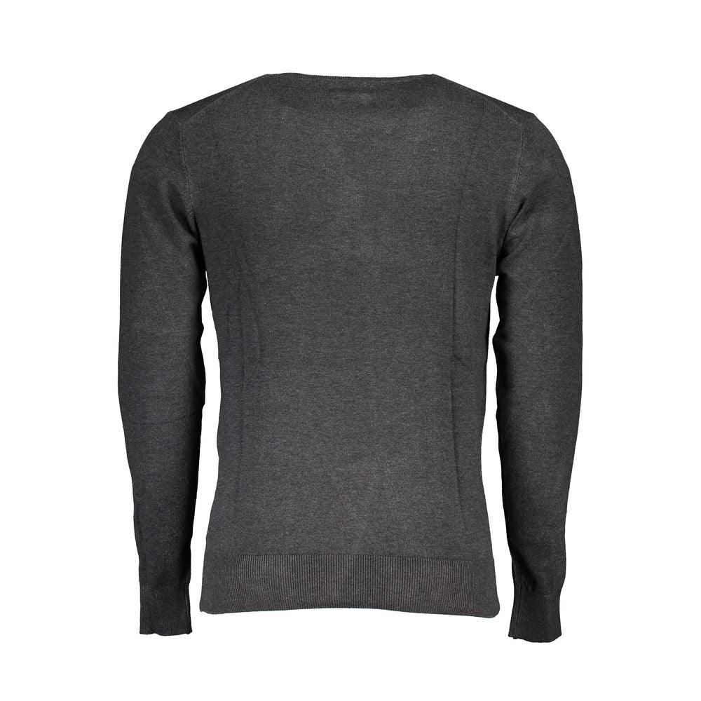 Gianmarco Venturi Grauer Viskose-Pullover