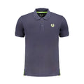Gianmarco Venturi Blaues Poloshirt aus Baumwolle
