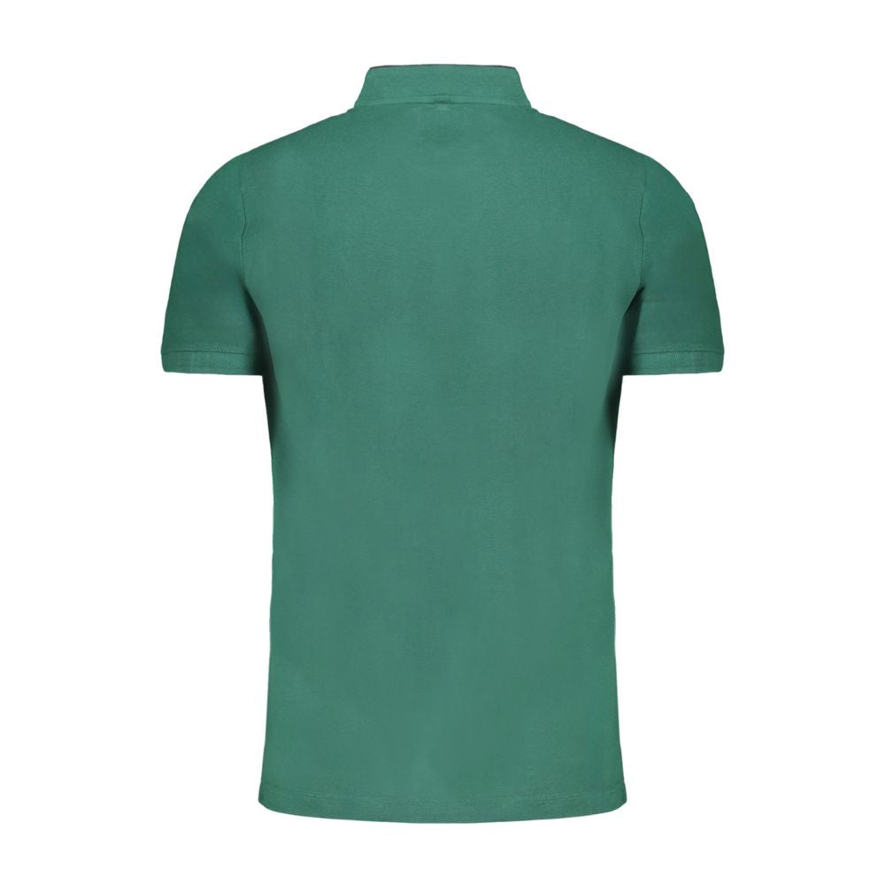 Gianmarco Venturi Grünes Poloshirt aus Baumwolle