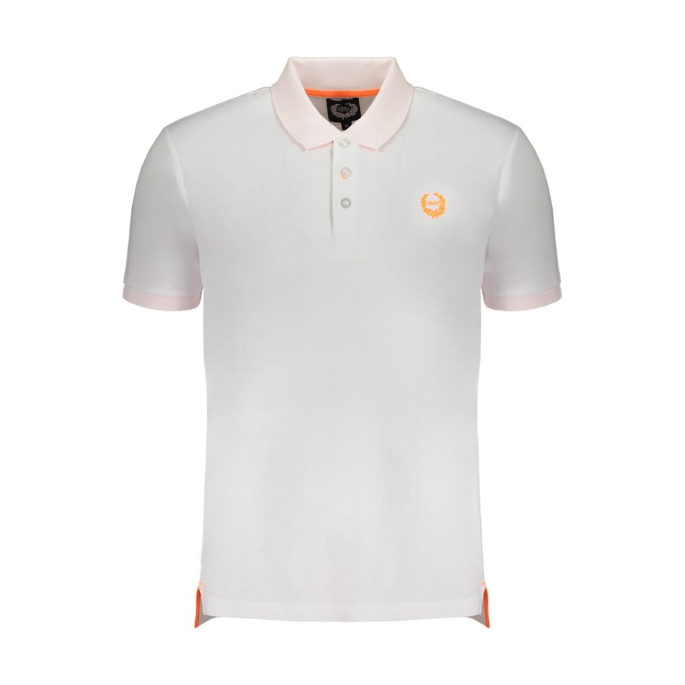 Gianmarco Venturi Baumwoll-Poloshirt in Weiß