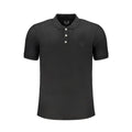 Gianmarco Venturi Schwarzes Baumwoll-Poloshirt