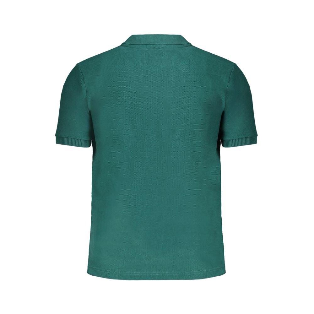 Gianmarco Venturi Grünes Poloshirt aus Baumwolle