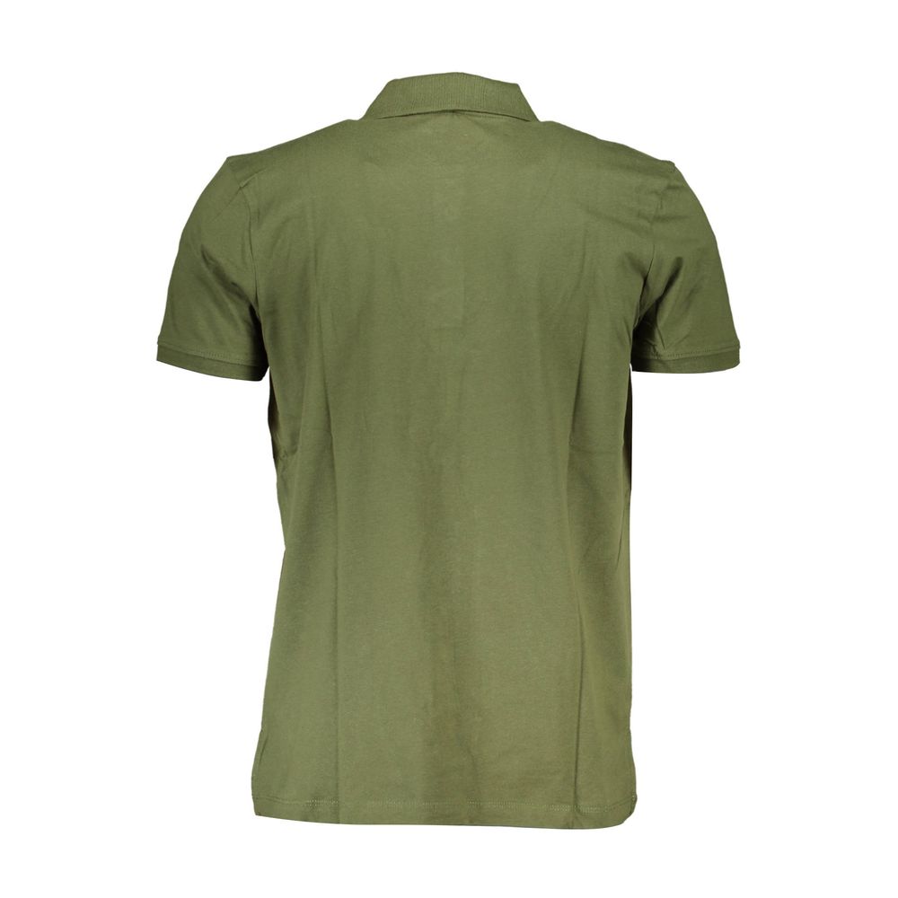 Gianmarco Venturi Grünes Poloshirt aus Baumwolle