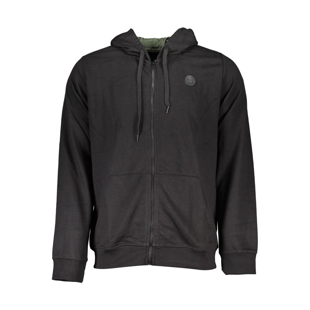 Gianmarco Venturi Baumwoll-Sweatshirt in Schwarz