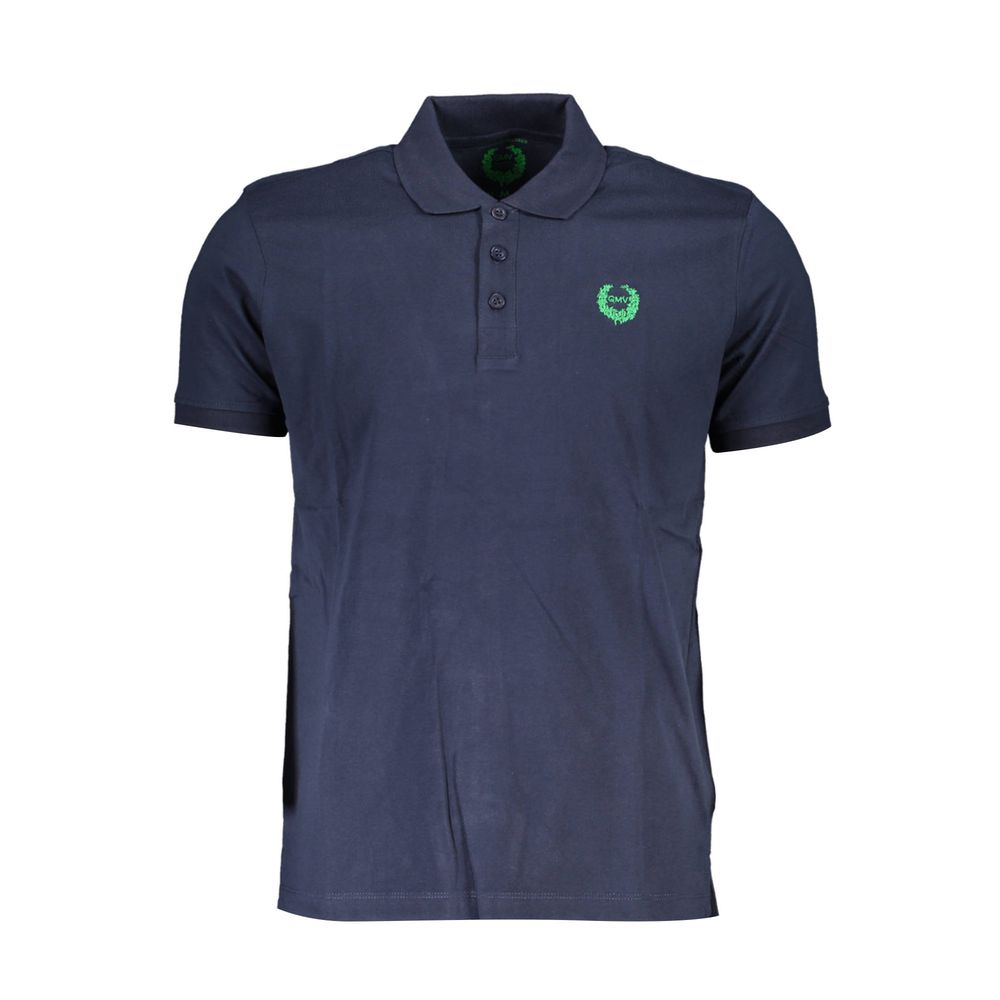 Gianmarco Venturi Baumwoll-Poloshirt in Blau