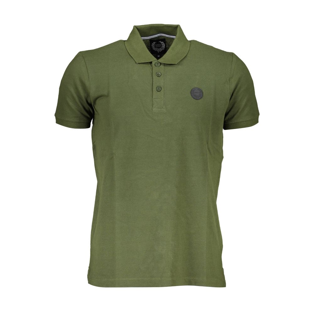 Gianmarco Venturi Grünes Poloshirt aus Baumwolle
