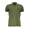 Gianmarco Venturi Grünes Poloshirt aus Baumwolle