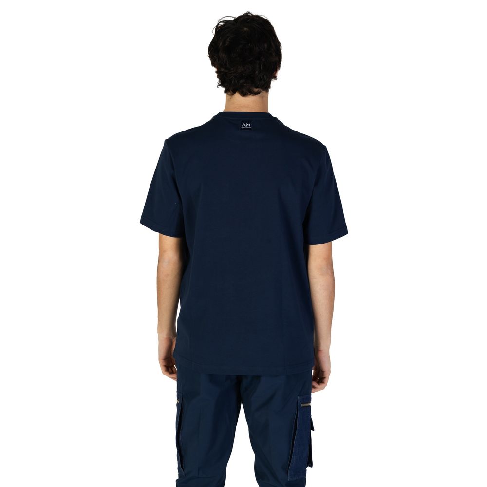 Antony Morato Blaues Baumwoll-T-Shirt
