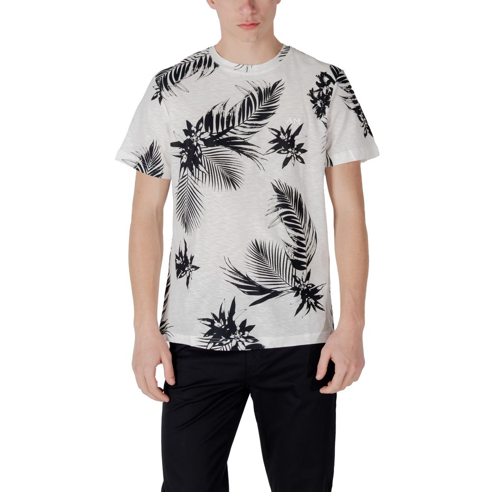 Antony Morato Weißes Baumwoll-T-Shirt
