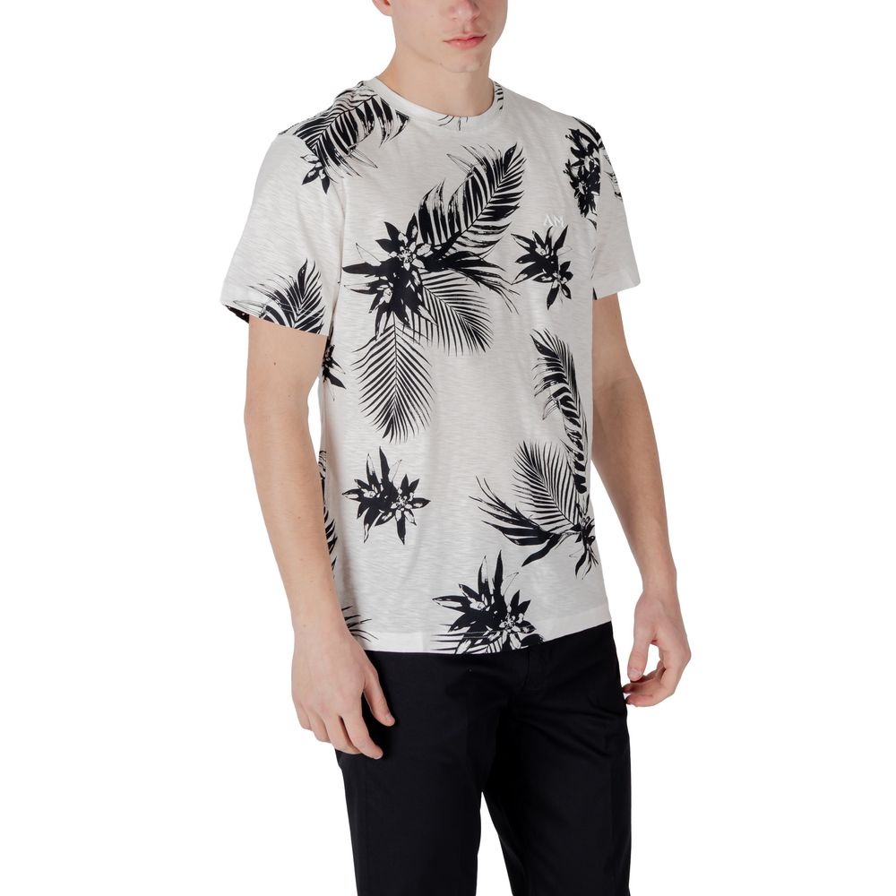 Antony Morato Weißes Baumwoll-T-Shirt