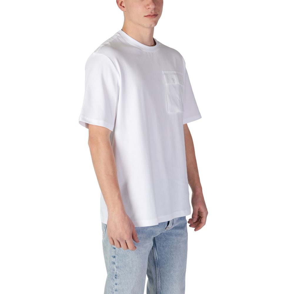 Antony Morato Weißes Baumwoll-T-Shirt