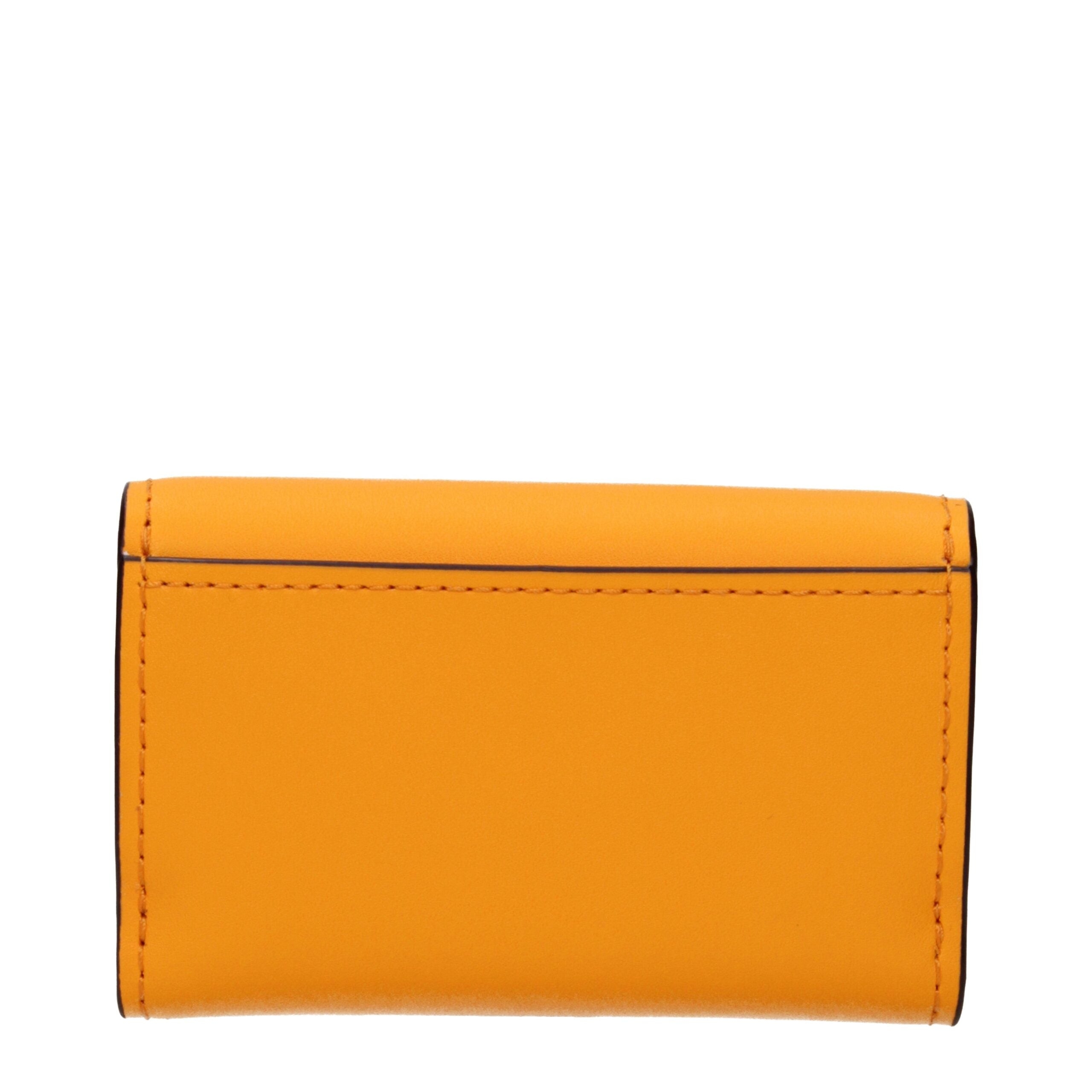 Michael Kors Orange Geldbörse aus Leder