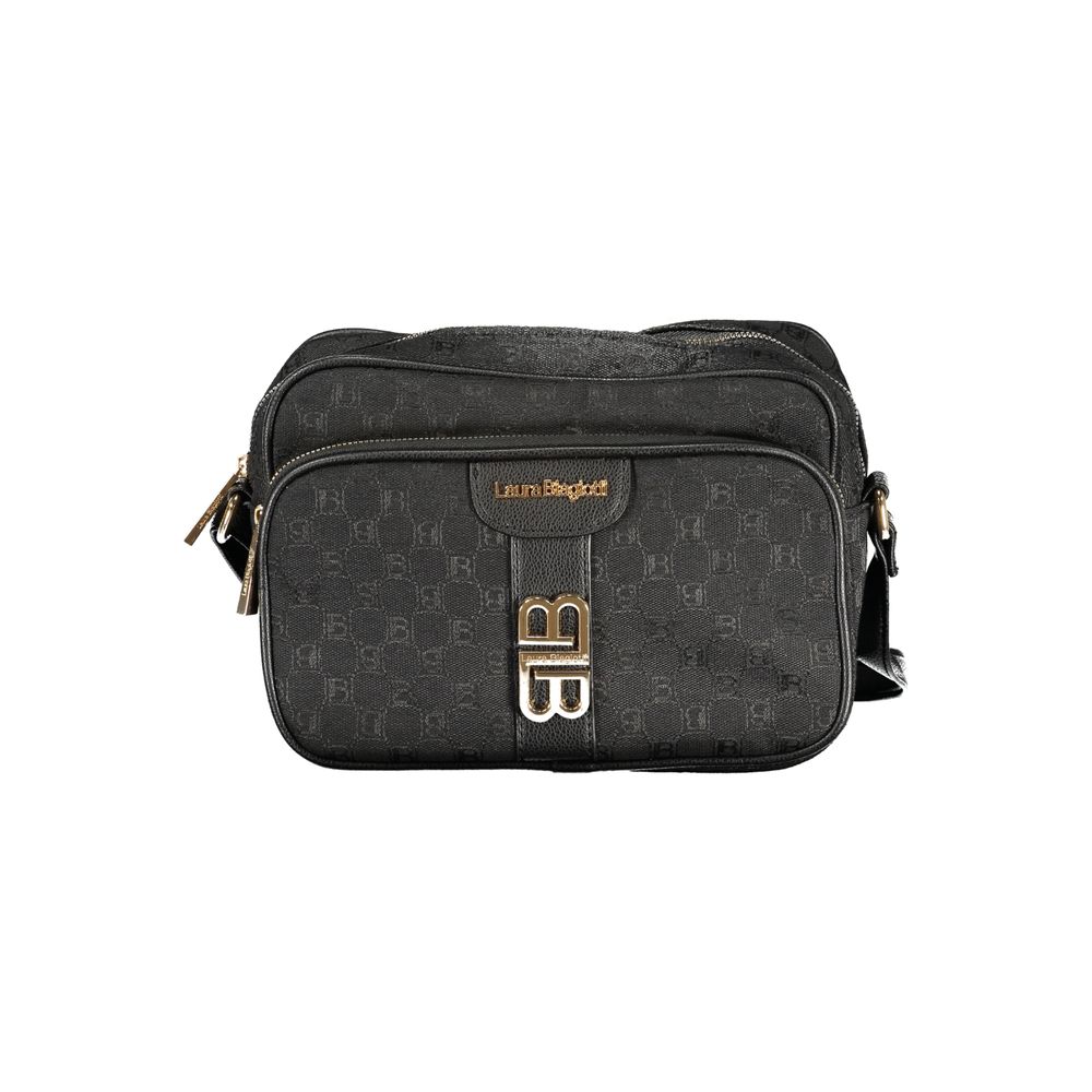Laura Biagiotti Schwarze Polyester-Damentasche