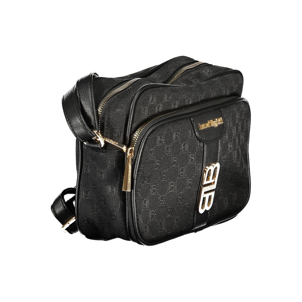 Laura Biagiotti Schwarze Polyester-Damentasche