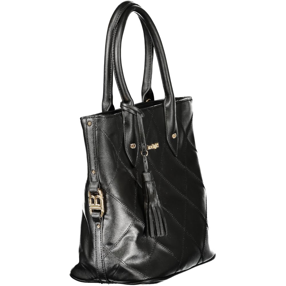 Laura Biagiotti Schwarze PVC-Damentasche