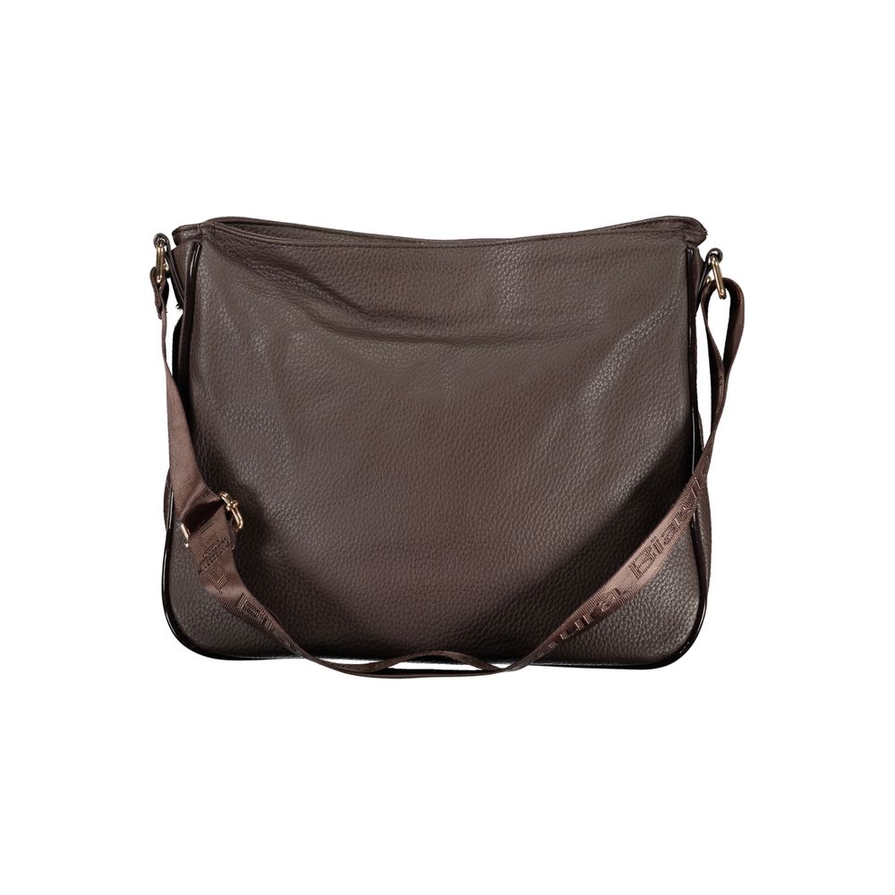 Laura Biagiotti Braune PVC-Handtasche für Damen
