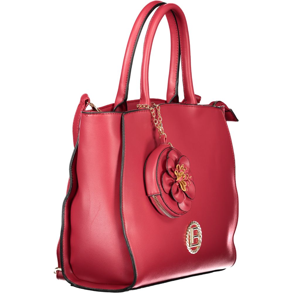 Laura Biagiotti Rote PVC-Handtasche für Damen