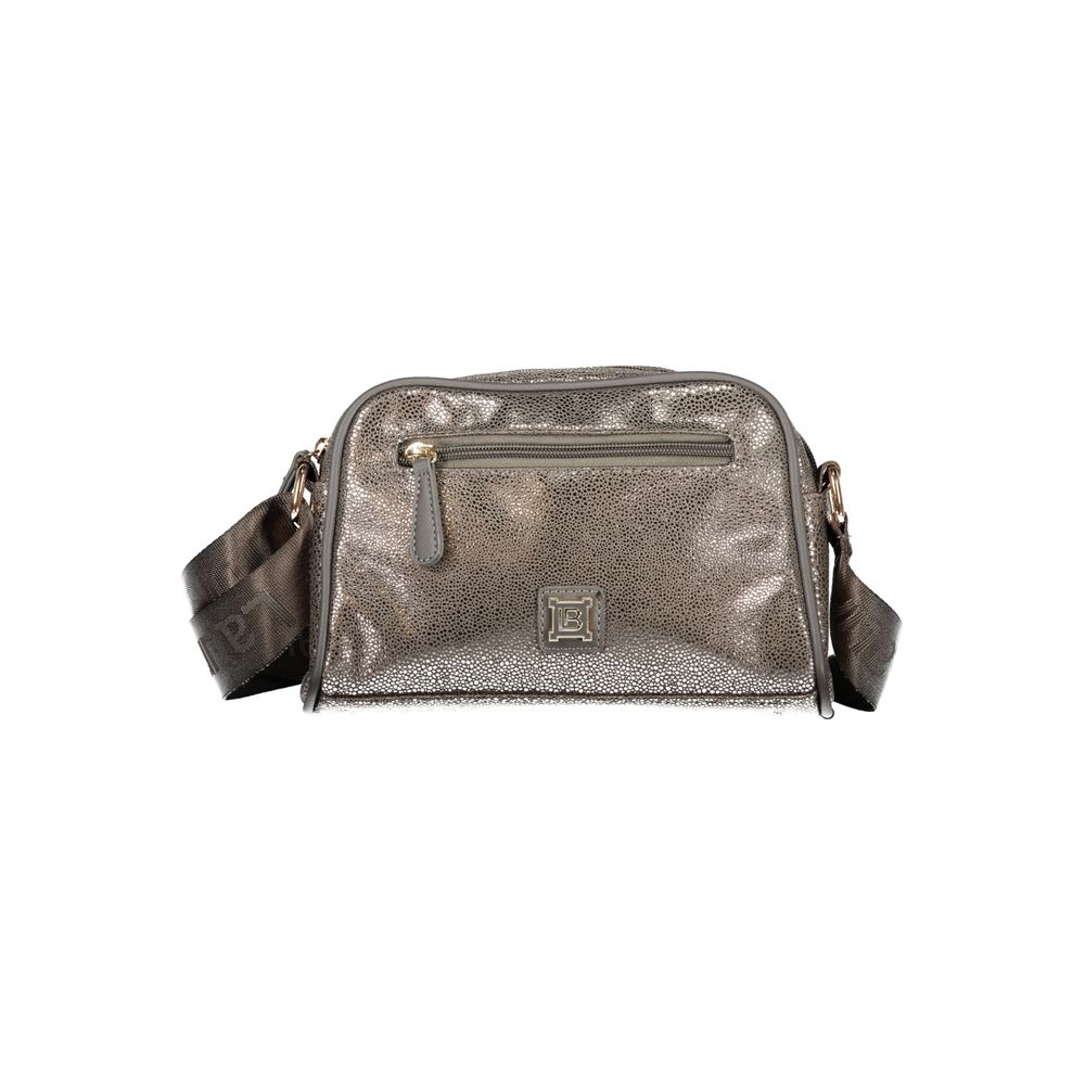Laura Biagiotti Graue Polyester Damenhandtasche