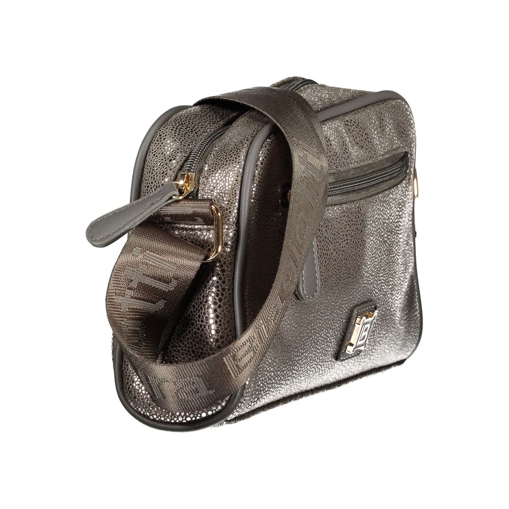 Laura Biagiotti Graue Polyester Damenhandtasche