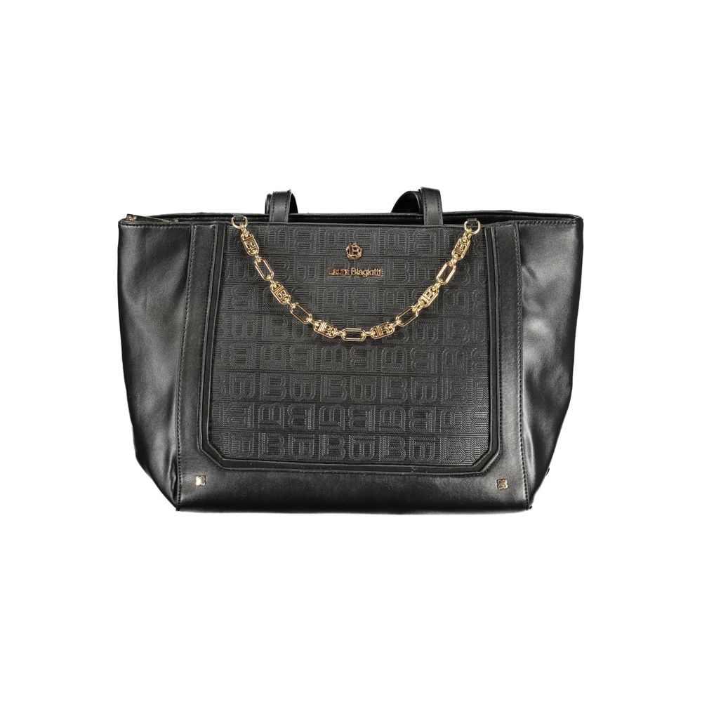 Laura Biagiotti Schwarze PVC-Damentasche