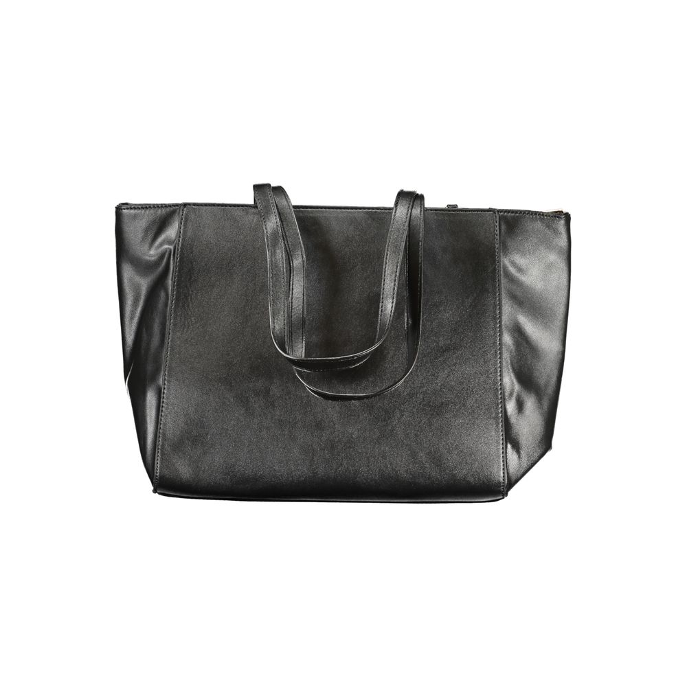 Laura Biagiotti Schwarze PVC-Damentasche