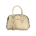 Laura Biagiotti Beigefarbene PVC-Handtasche für Damen
