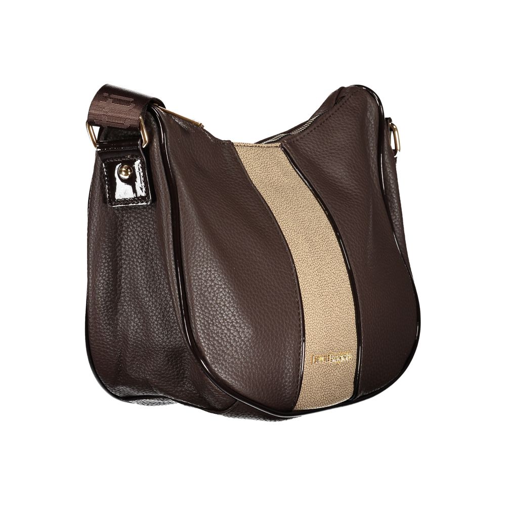 Laura Biagiotti Braune PVC-Handtasche für Damen