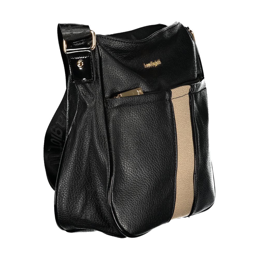 Laura Biagiotti Schwarze PVC-Handtasche für Damen