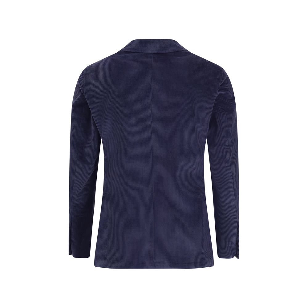 Gi Capri Blauer Baumwollblazer