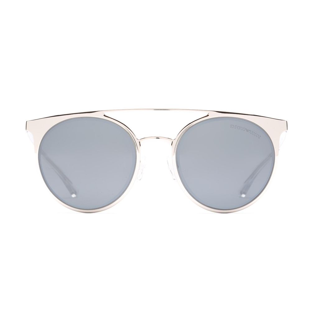 Emporio Armani Grau-Metall Sonnenbrille