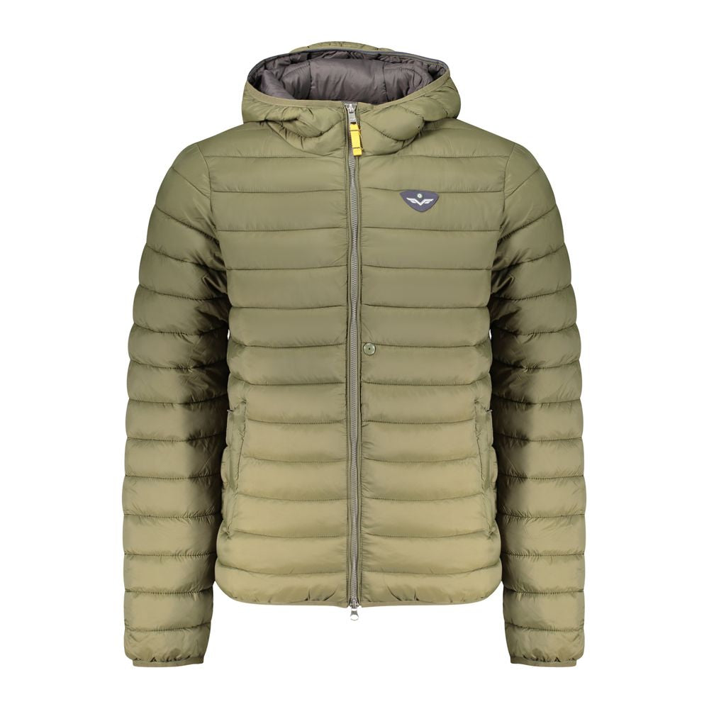 Armata Di Mare Grüne Polyamid-Jacke für Herren