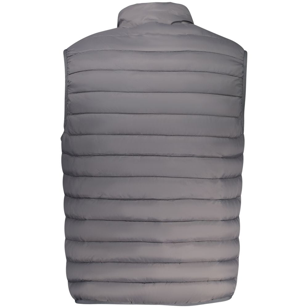 Armata Di Mare Graue Polyamid-Herrenjacke