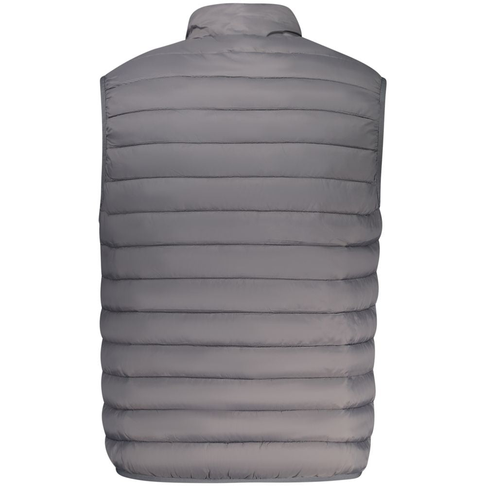 Armata Di Mare Graue Polyamid-Herrenjacke