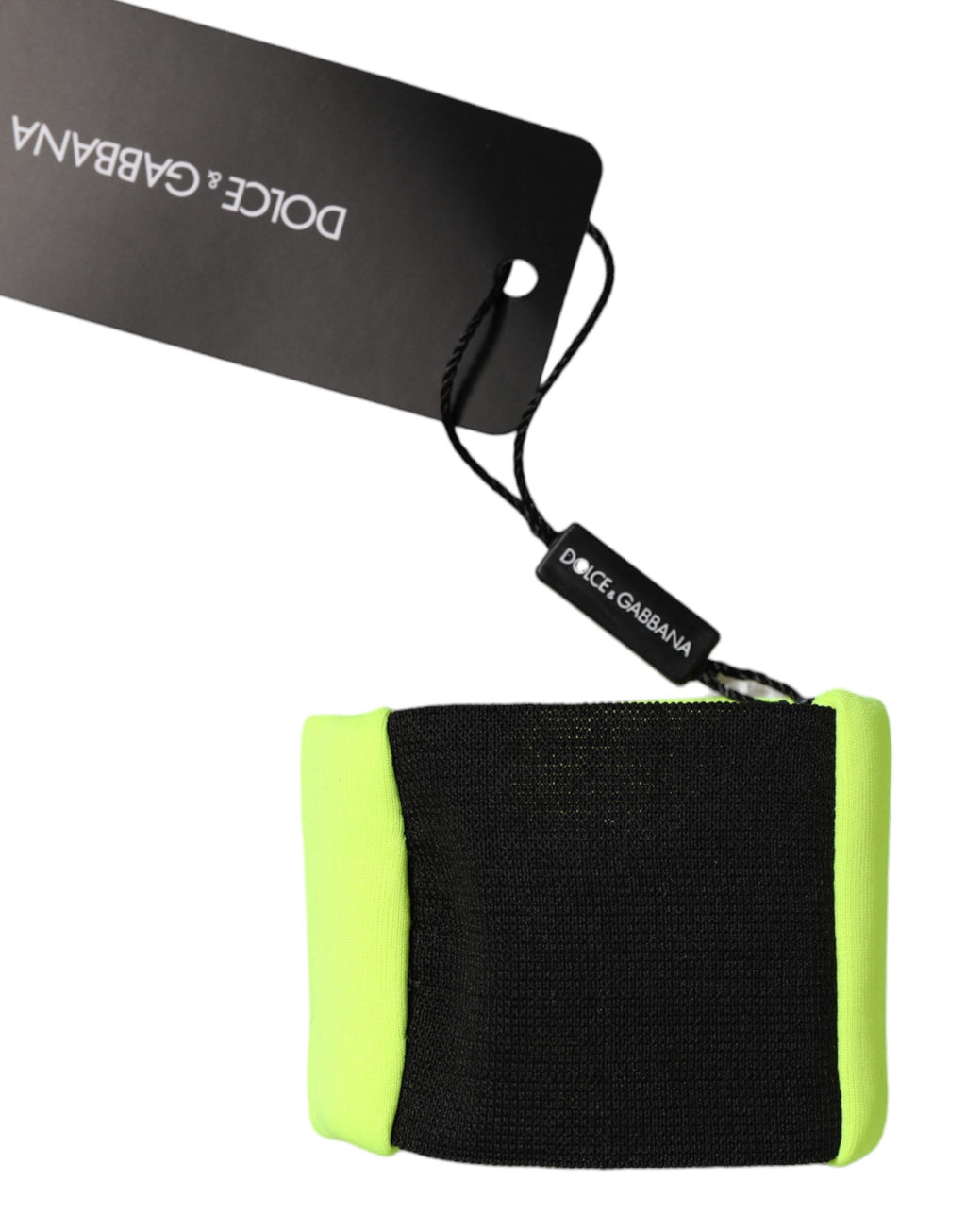 Dolce & Gabbana Gelb-Grünes Seidenarmband mit DG-Logo für Herren