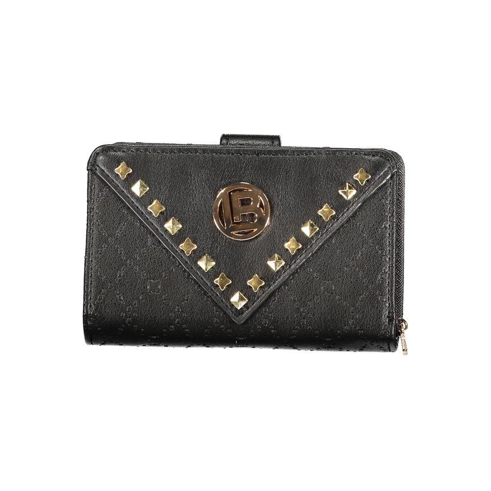 Laura Biagiotti Schwarze Polyethylen-Geldbörse für Damen