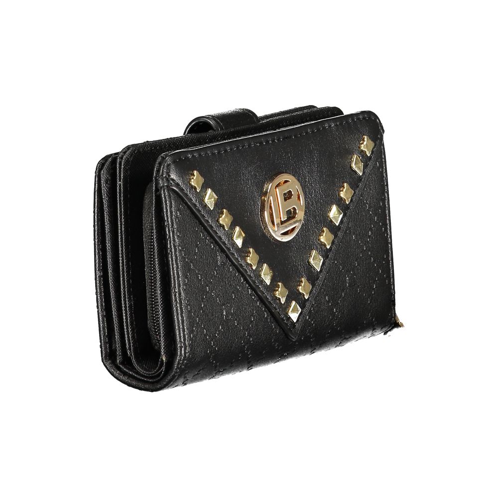Laura Biagiotti Schwarze Polyethylen-Geldbörse für Damen