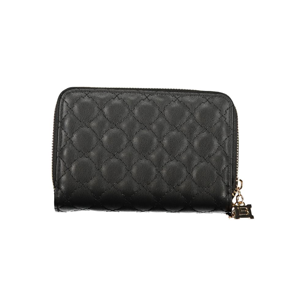 Laura Biagiotti Schwarzes Polyethylen Damenportemonnaie