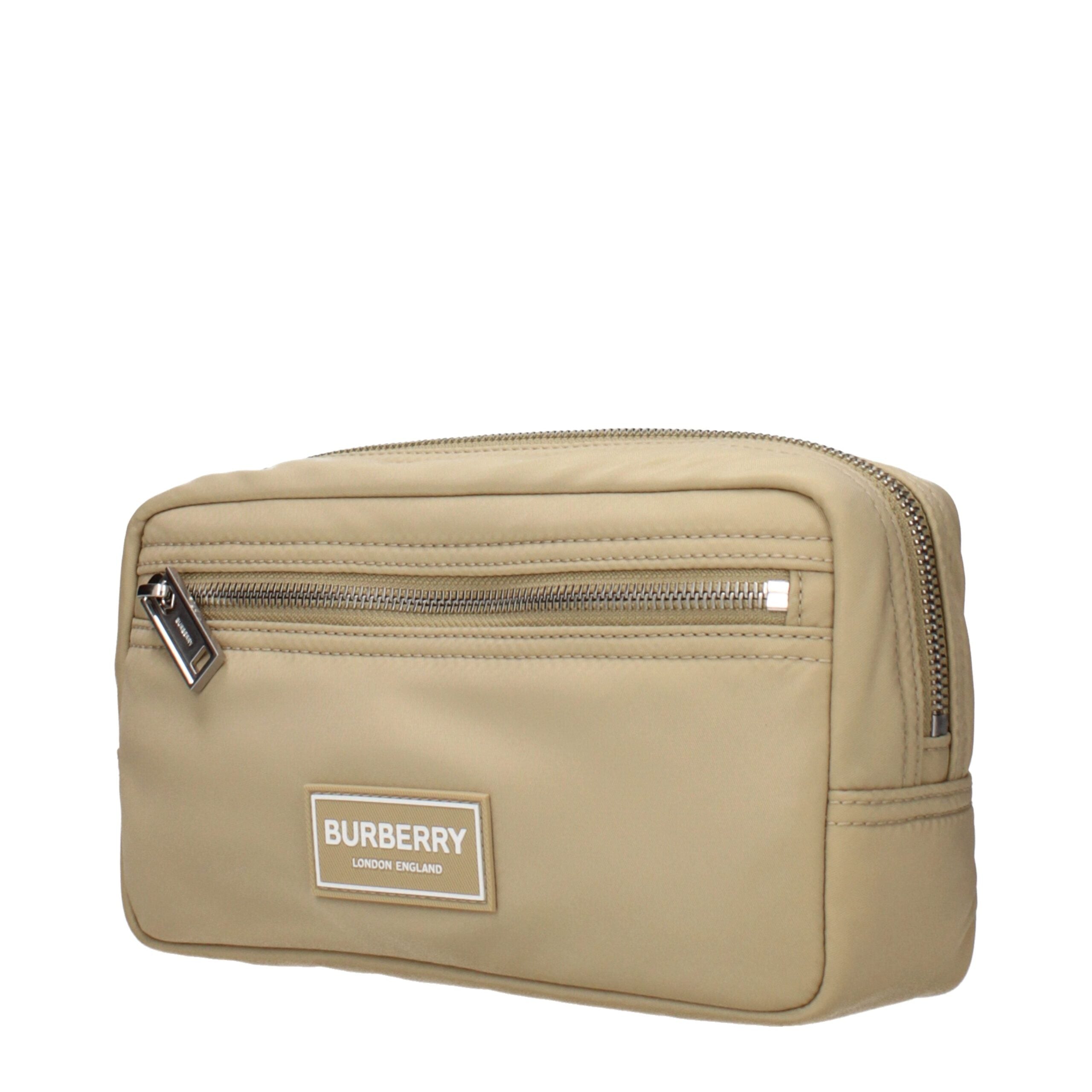 Beige Nylon-Clutch von Burberry