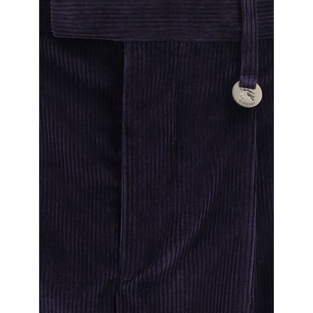 Burberry Blaue Baumwollhose