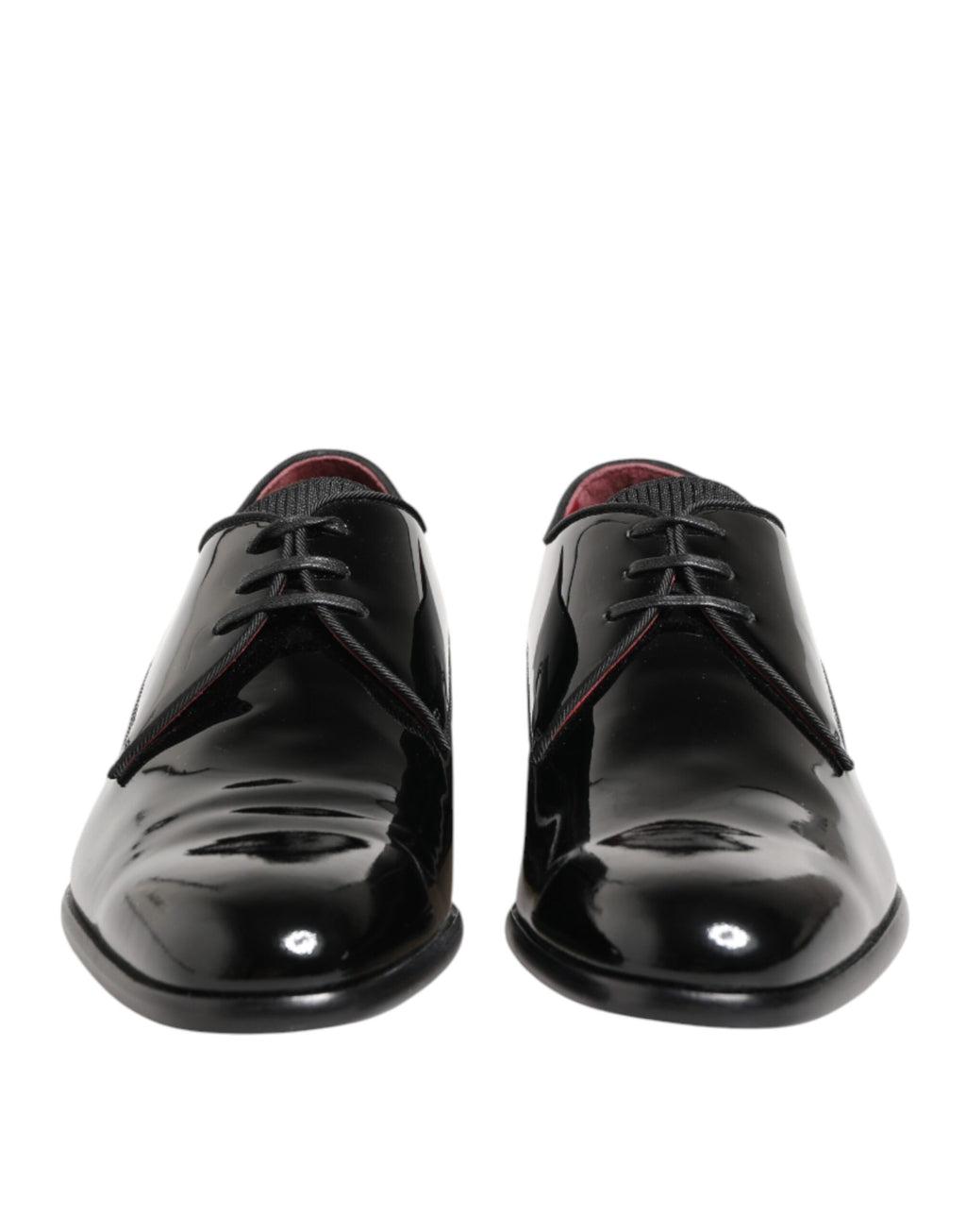 Dolce & Gabbana Schwarze Derby-Schuhe aus Kalbsleder für Herren