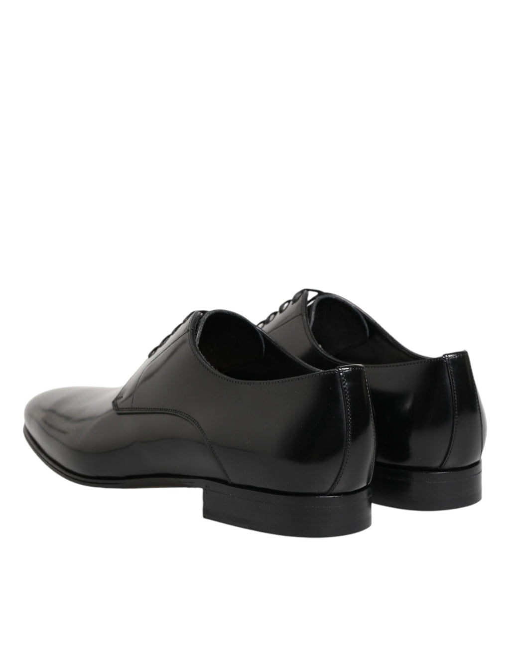 Dolce & Gabbana Schwarze Derby-Schuhe aus Kalbsleder für Herren