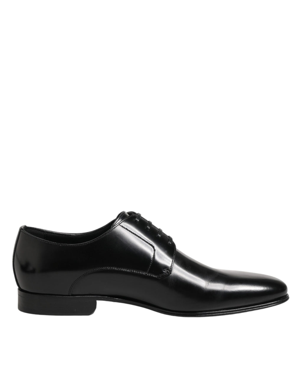 Dolce & Gabbana Schwarze Derby-Schuhe aus Kalbsleder für Herren